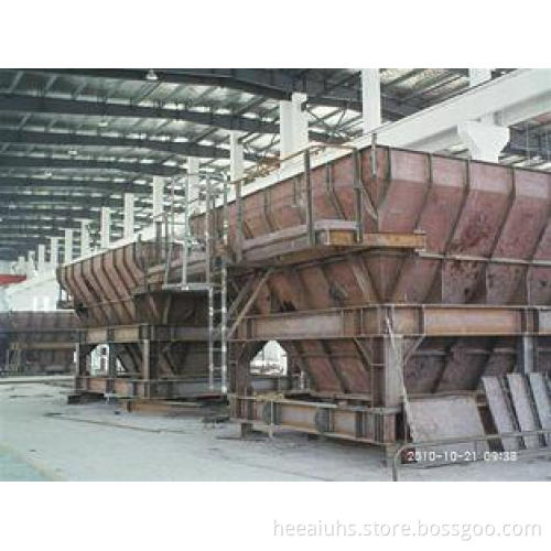High Precision Heavy Steel Fabrication Hopper For Marine Eq